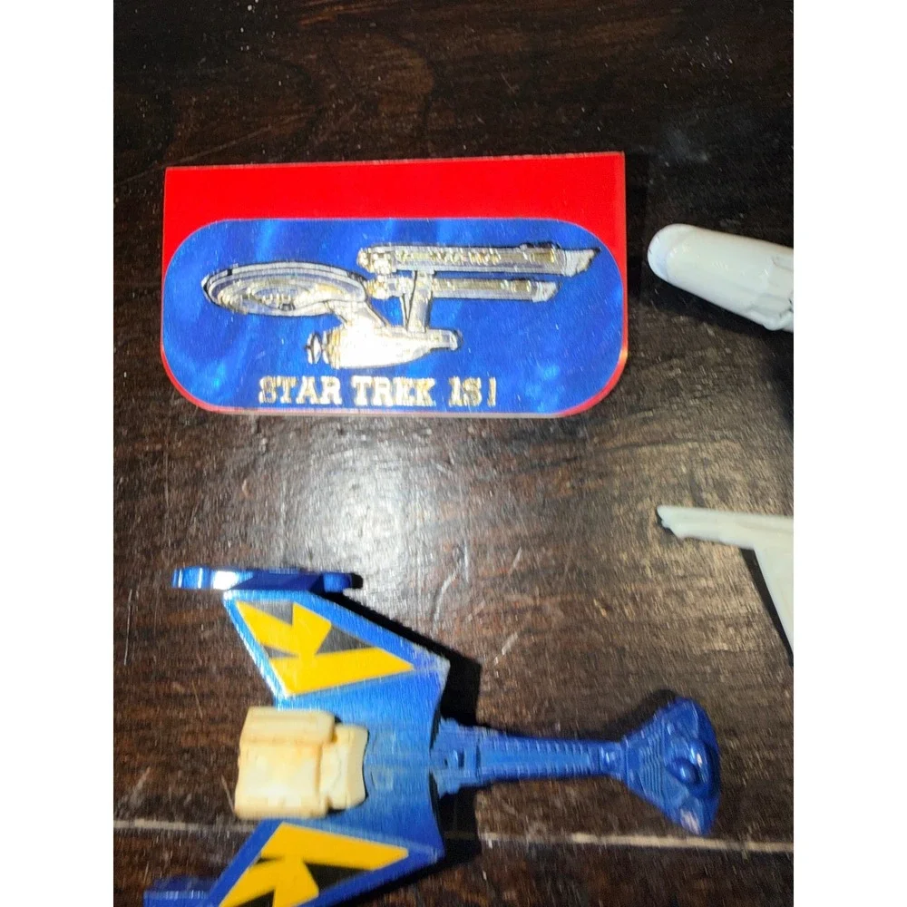 Corgi Star Trek Klingon‎ USS Enterprise Die Cast Starship Toy Name Tag